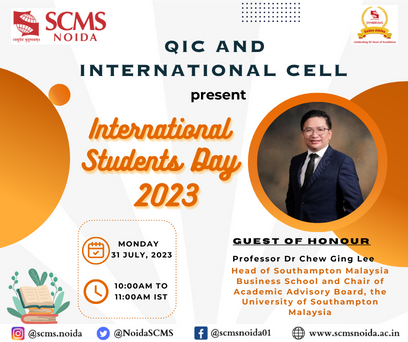 INTERNATIONAL STUDENT DAY SCMSNOIDA